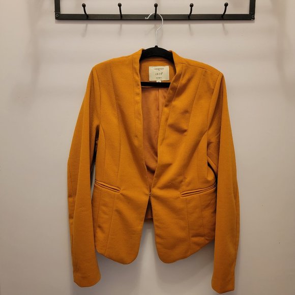 Mustard Yellow Iris Blazer - Picture 1 of 12